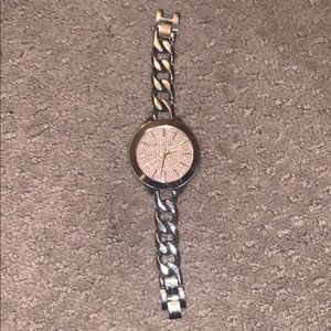 Michael Kors Pink Rhinestone Watch